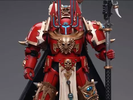Фигурка Warhammer 40k Chaos Space Marines Crimson Slaughter Sorcerer Lord in Terminator Armour 1/18 Scale Action Figure Joytoy