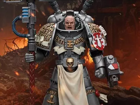 Фигурка Warhammer 40K Grey Knights Interceptor Squad Interceptor Justicar 1/18 Scale Action Figure Joytoy