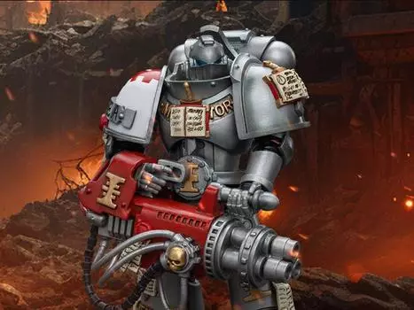 Фигурка Warhammer 40K Grey Knights Strike Squad Grey Knight with Psilencer 1/18 Scale Action Figure Joytoy