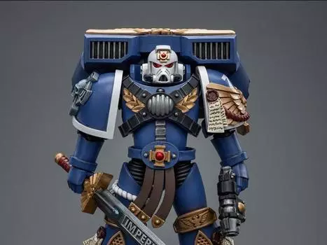Фигурка Warhammer 40k Ultramarines Vanguard Veteran Sergeant 1/18 Scale Action Figure Joytoy