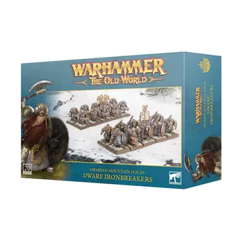 Фигурка Warhammer: The Old World – Dwarfen Mountain Holds – Dwarf Ironbreakers Games Workshop
