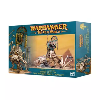 Фигурка Warhammer: The Old World – Tomb Kings Of Khemri – Tomb King On Necrolith Bone Dragon Games Workshop