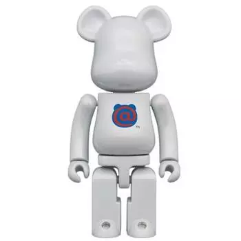 Фигурка виниловая Bearbrick 20th Anniversary 1st Model 200%, белый