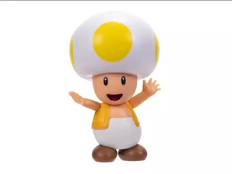 Фигурка World of Nintendo 2.50" Yellow Toad Limited Articulation Figure Jakks Pacific