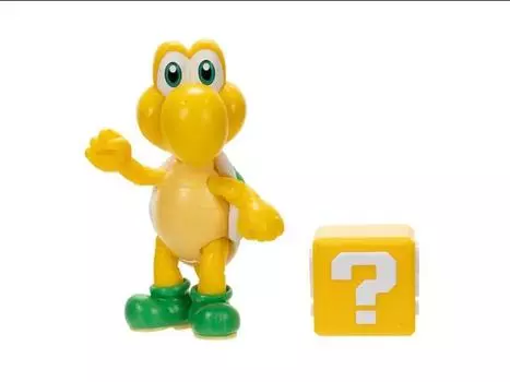 Фигурка World of Nintendo 4" Koopa Troopa with Question Block (Reissue) Jakks Pacific