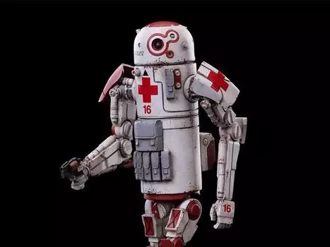 Фигурка World War Robot Pocket Universe Bertie MK7 (Earth Defense Medic) 1/18 Scale Figure Underverse