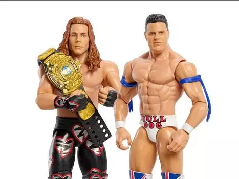 Фигурка WWE Championship Showdown Series 16 Shawn Michaels & British Bulldog Two-Pack Mattel