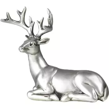 Фигурка животного Ambiente House «Фигурка оленя - Легенда» Ambiente Haus, цвет antik/silberfarben