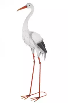 Фигурка животного GILDE "Аист Адебар" 29,5х54х9 см, белый