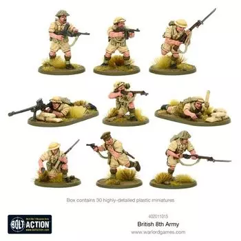 Фигурки 8Th Army Infantry Warlord Games