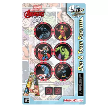 Фигурки Avengers 60Th Anniversary Dice And Token Pack: Marvel Heroclix WizKids