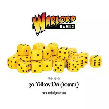 Фигурки D6 Dice Pack – Yellow (30) Warlord Games