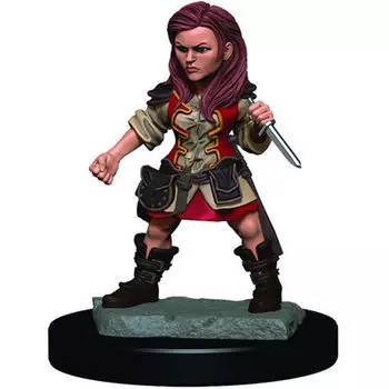 Фигурки D&D Icons Of The Realms Premium Figures: Halfling Female Rogue (Wave 3) WizKids