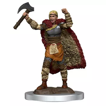 Фигурки D&D Icons Of The Realms Premium Figures: Female Human Barbarian (Wave 7) WizKids