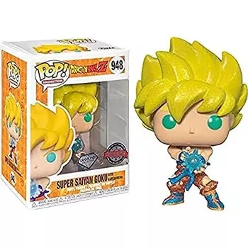 Фигурки Funko Pop Dragon Ball Z Super Sayian Goku Kamehameha #948 Pop Exclusive Diamond Edition Funko POP!
