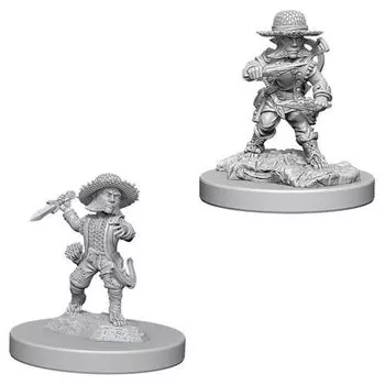 Фигурки Pathfinder Battles Deep Cuts Unpainted Miniatures (W1) – Male Halfling Rogue WizKids