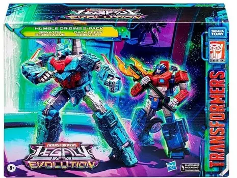 Фигурки Transformers Legacy Evolution TAKARA TOMY Hasbro сенатора Шоквейва и клерка Ориона Пакса
