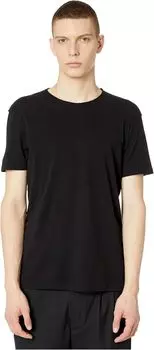 Фигурная футболка для экипажа AllSaints, цвет Jet Black