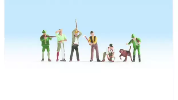 Фигуры охотники и лесорубы Noch