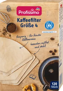 Фильтры для кофе размер 4 120 шт. Profissimo