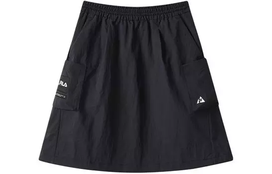 ФИЛА Детская Юбка FILA, цвет Black