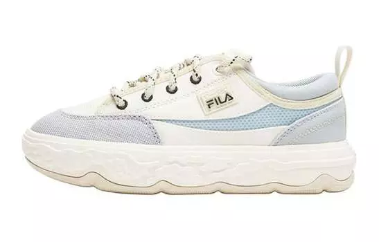 FILA Детские кроссовки для скейтбординга GS, Jet white/pearl blue