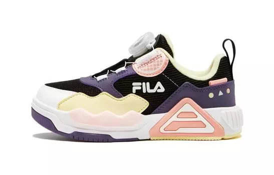 FILA Детские кроссовки для скейтбординга PS, Black/College Purple
