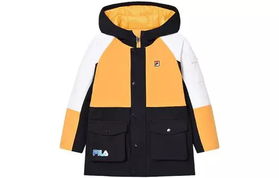 ФИЛА Детское пальто FILA, цвет Wonder White