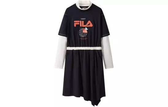 ФИЛА Детское платье FILA, цвет Navy