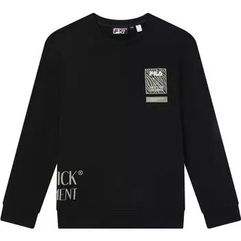 FILA ФИЛА Мужская толстовка, Черный