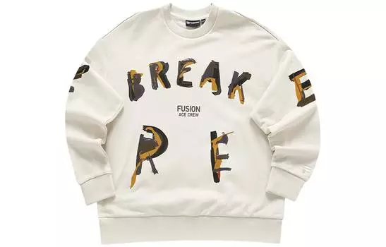 FILA FUSION Американская толстовка унисекс серо-пшеничного цвета