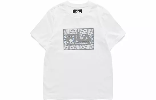 FILA FUSION Белая коллекция футболок Mountaineering X Hakusan L, стандартная белая женская коллекция