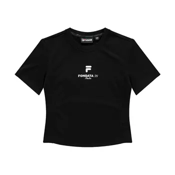FILA FUSION Футболка INLINE Regular, женская, цвет «угольно-черный»