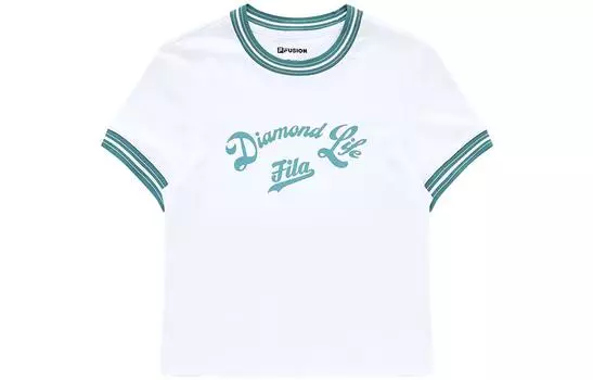 FILA FUSION Футболка серии BASEBALL женская стандартные белые