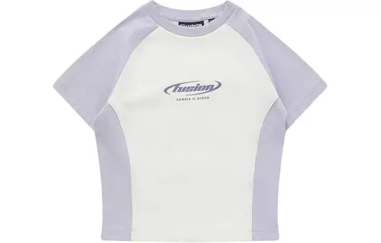 FILA FUSION Футболка SS24 с рукавами реглан, женская, белая