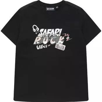 FILA FUSION Футболка STREET SPORT унисекс, цвет "угольно-черный"