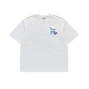 FILA FUSION Футболка унисекс из коллекции FOB Sports Lifestyle, стандартная белая
