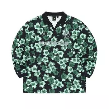 FILA FUSION Футболка унисекс с логотипом X BEAMS Co-branded, зеленая