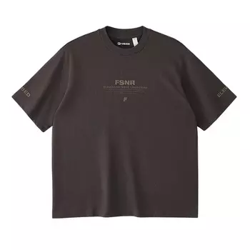 FILA FUSION Футболка унисекс темно-коричневые серые