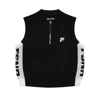 FILA FUSION Майка женская цвета «угольно-черный»