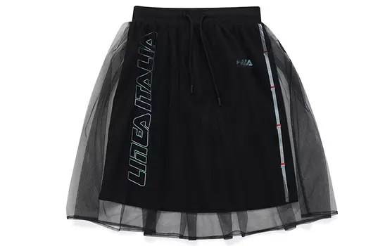 FILA FUSION Повседневная короткая юбка женская, цвет черный