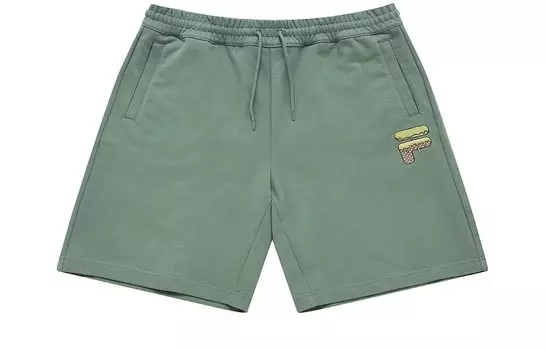FILA FUSION Повседневные шорты ICECREAM унисекс, серо-зеленые