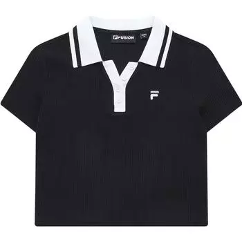 FILA FUSION Рубашка поло женская черная