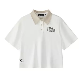FILA FUSION Рубашка поло женская Cloud White