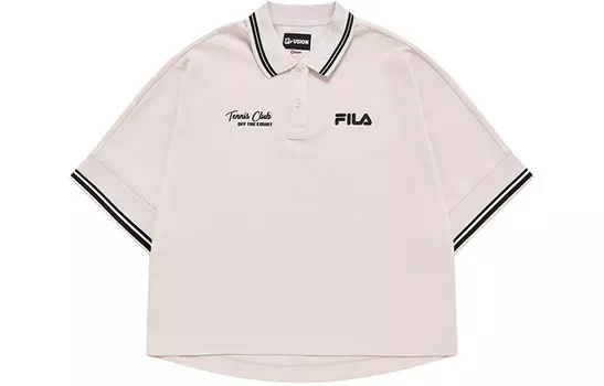 FILA FUSION Рубашка-поло женская, грязно-персиково-розовые