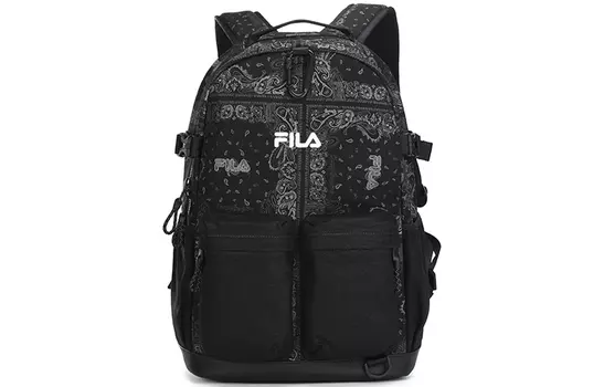 FILA FUSION Рюкзак из искусственной кожи, обычный, унисекс, черный, смоляной
