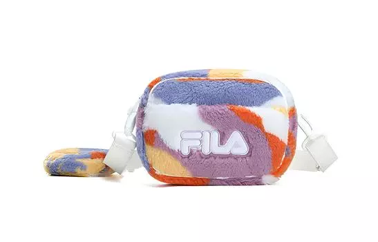 FILA FUSION Сумка через плечо из ткани, обычная женская, цвет Taro, оранжевый