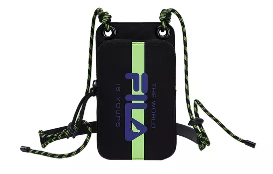 FILA FUSION Сумка через плечо STAPLE Collaboration из искусственной кожи и полиуретана, стандартная, унисекс, черная