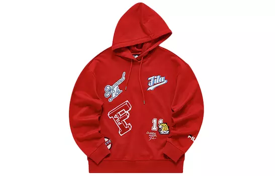 FILA FUSION Свитшот серии BASEBALL, женские, красная