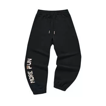 FILA FUSION Трикотажные спортивные брюки женские черные